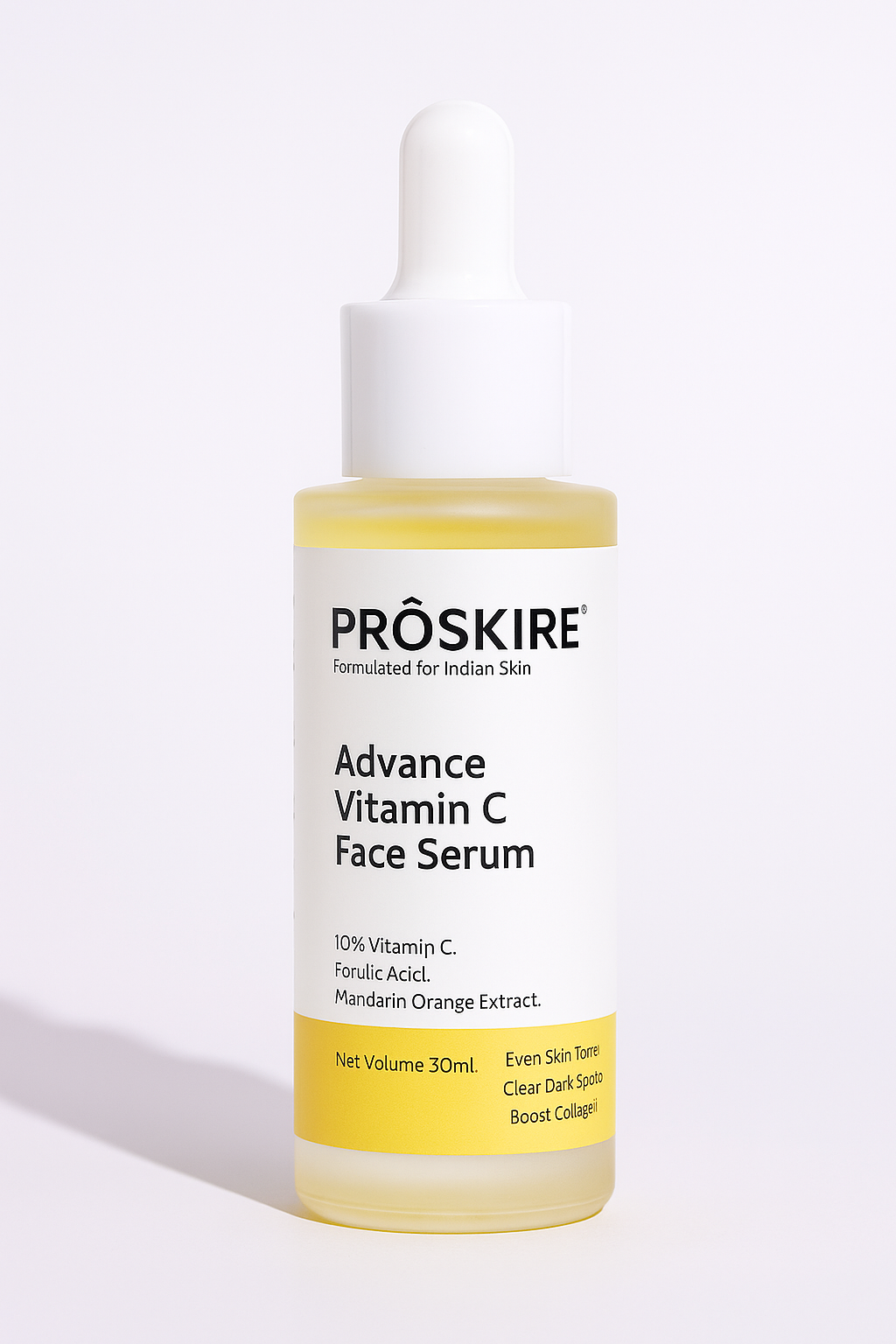Proskire Advanced Vitamin C Face Serum for Dark Spots, pigmentation, Glow & Clear Skin (30 ml)