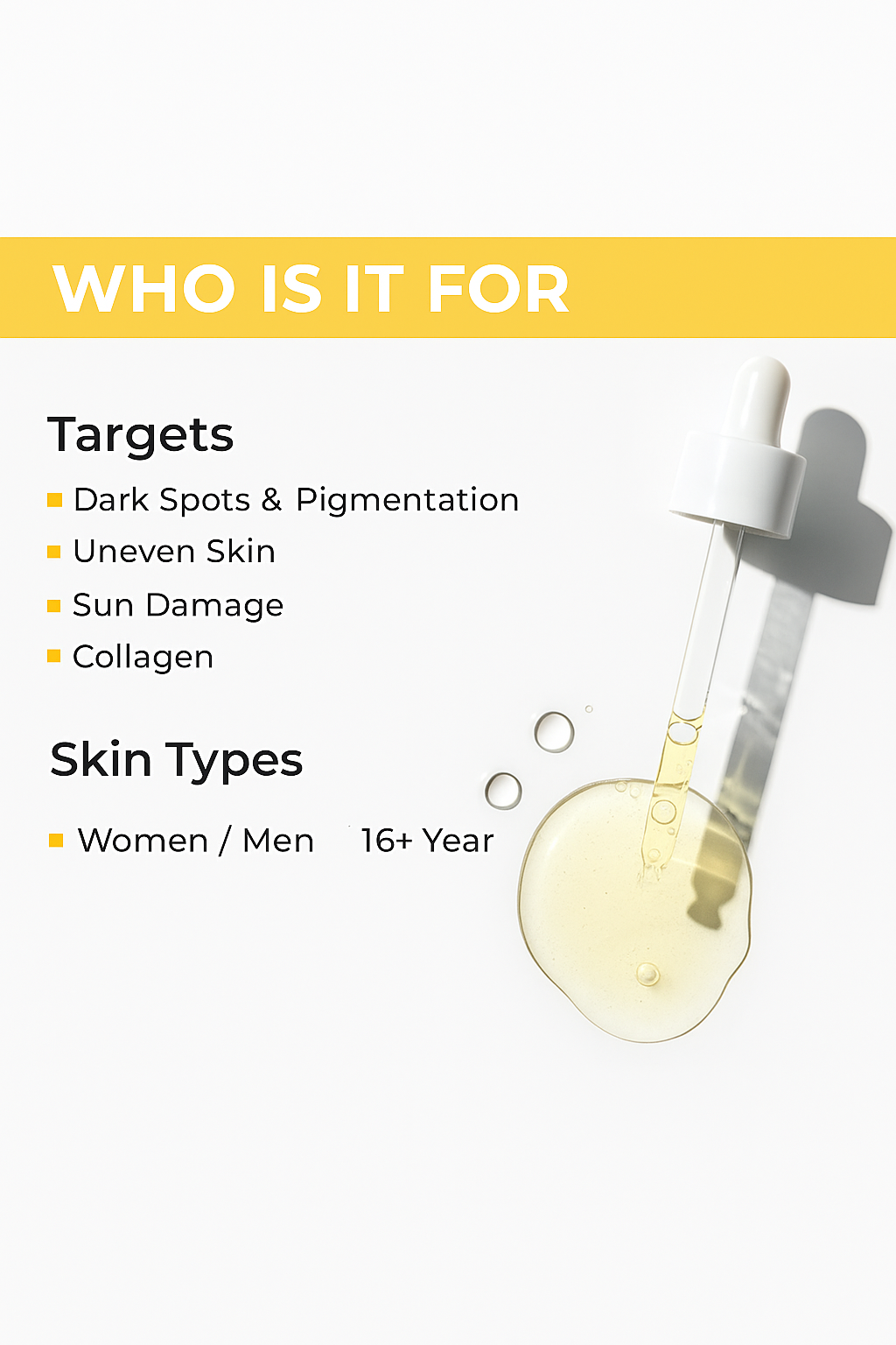 Proskire Advanced Vitamin C Face Serum for Dark Spots, pigmentation, Glow & Clear Skin (30 ml)