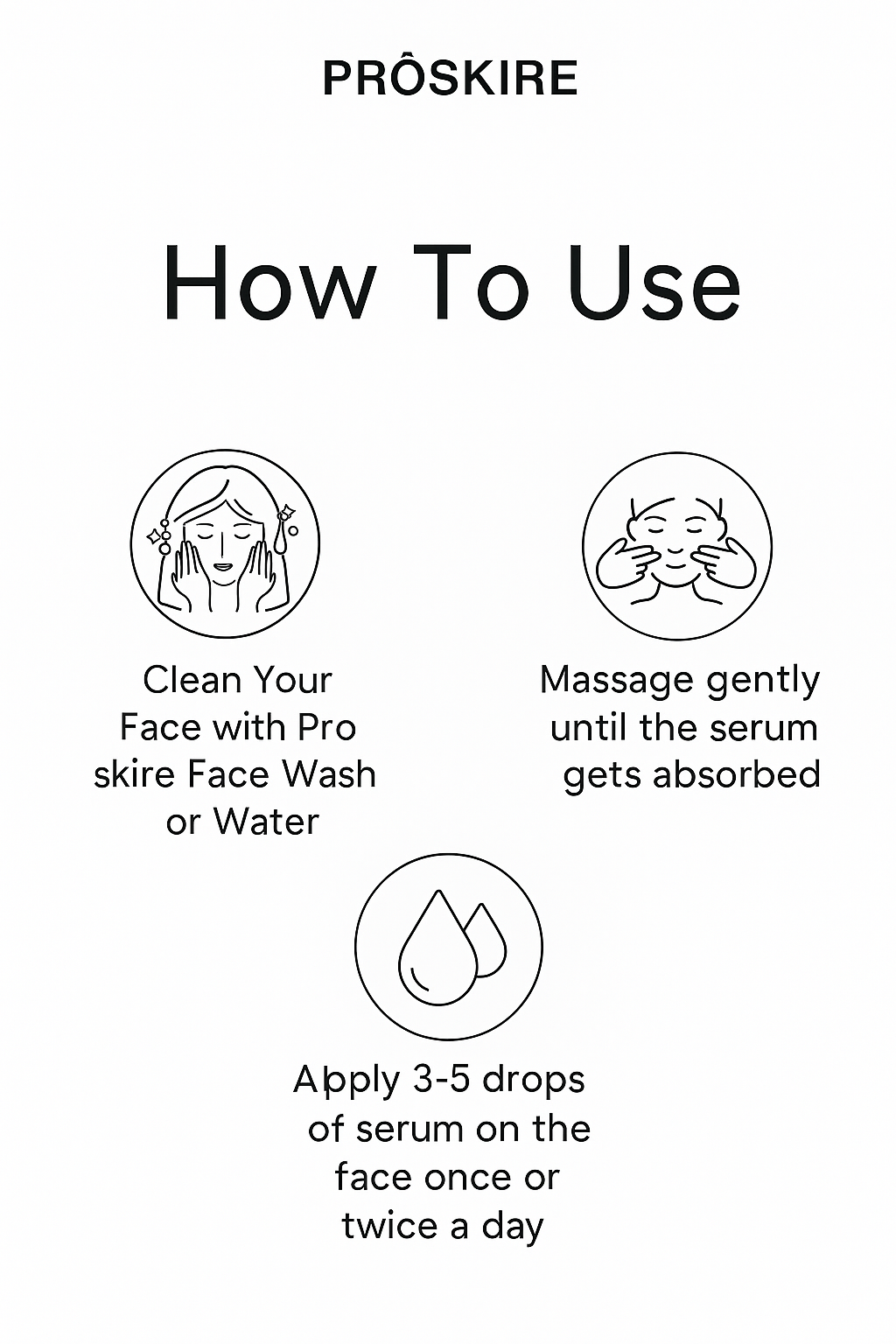 Proskire Advanced Vitamin C Face Serum for Dark Spots, pigmentation, Glow & Clear Skin (30 ml)